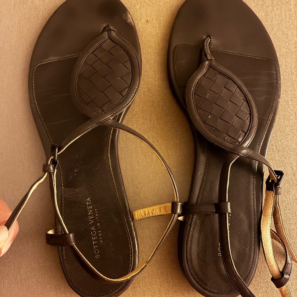 Bottega Veneta Women's Dark Brown Sandals